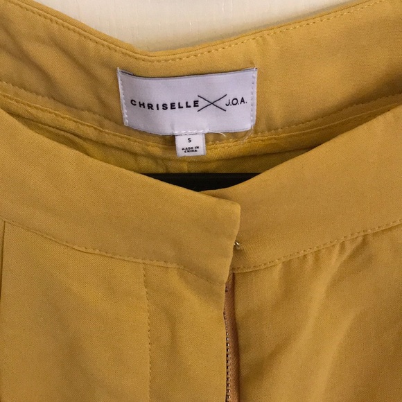 Chriselle joa yellow wide leg pant - Picture 3 of 3
